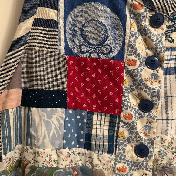 Patchwork Sleeveless vest one of a kind made from Carmel, CA - Picture 14 of 15